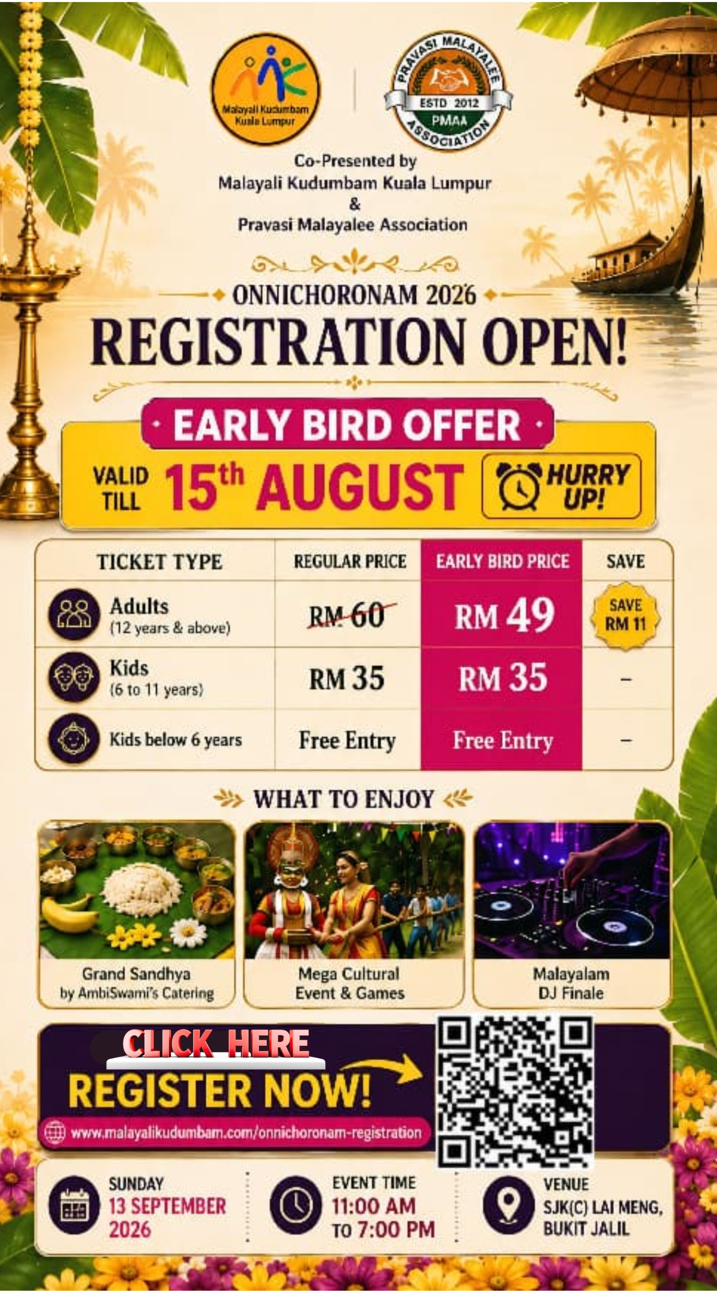 Onnichoronam Registration click